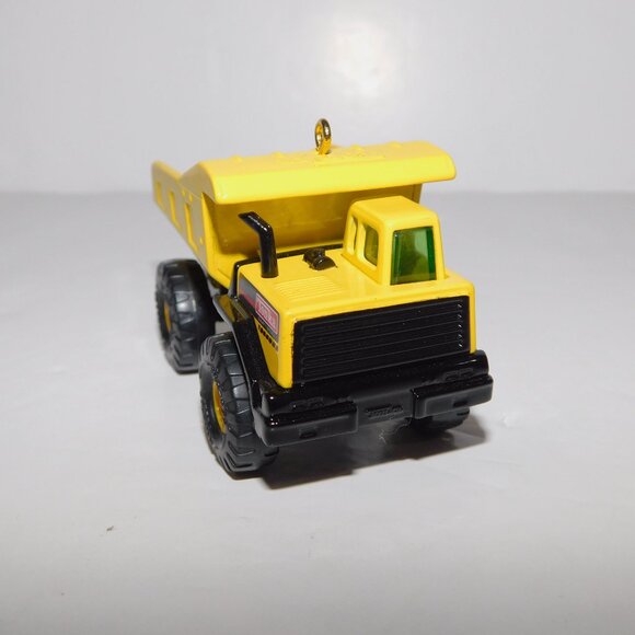 VTG 1996 Hallmark Keepsake Yellow Tonka Dump Truck Christmas Tree Ornament - Picture 4 of 8